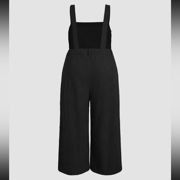 Cider Pants & Jumpsuits Cider Curve Plus Pocket Jumpsuit Black